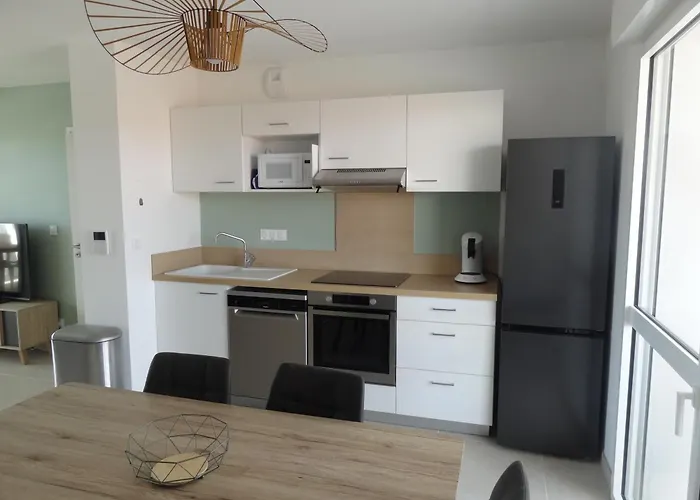 Voiles Blanches Grand T3 公寓 *